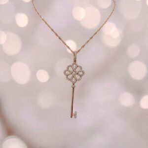 Key 4 Necklace Silver