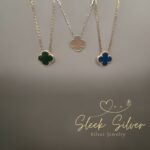 Clover Necklace Silver 925 Rose & Platine Color