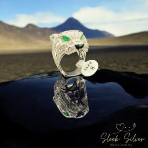 Panther Ring Silver