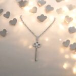 Key 3 Necklace Silver